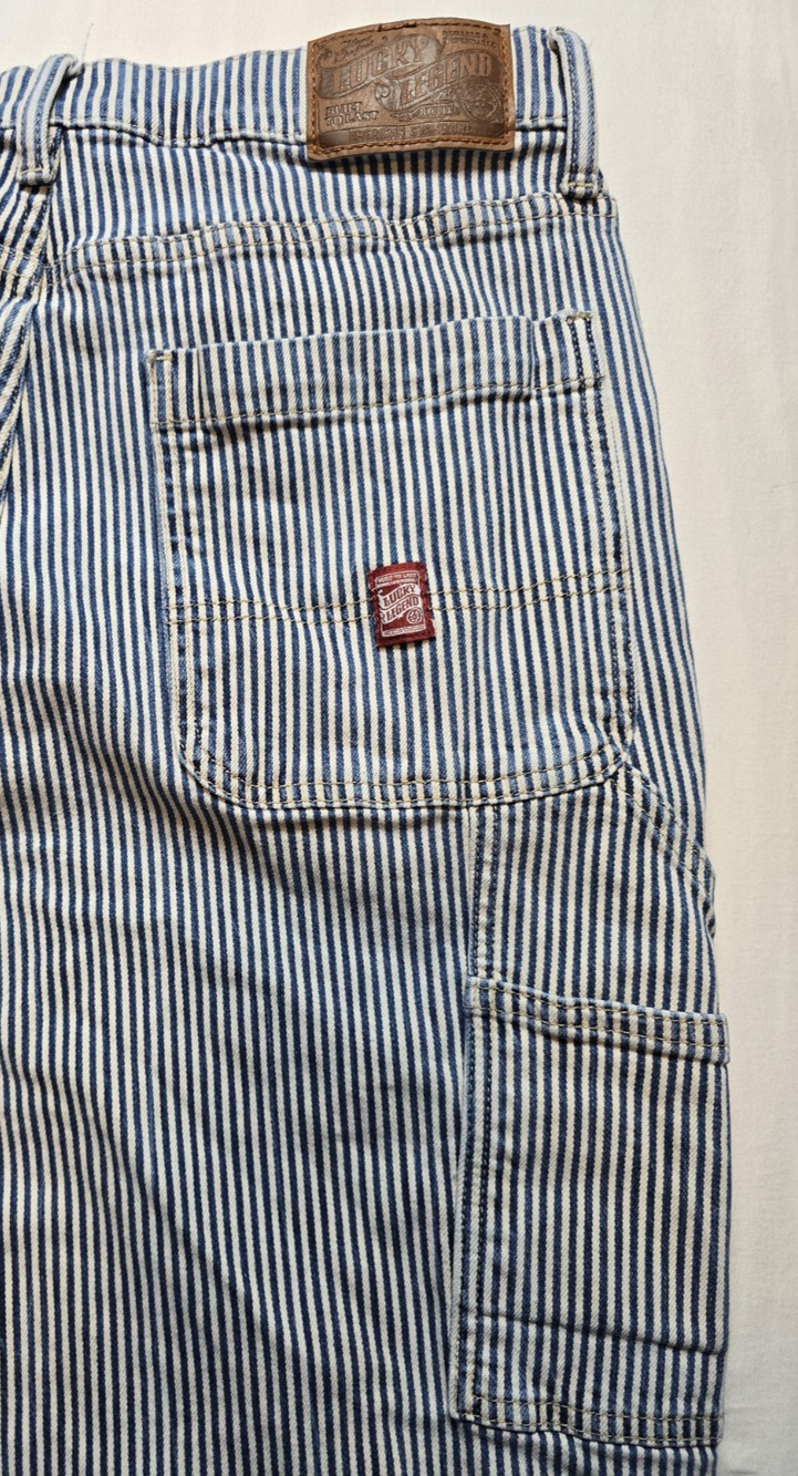 Lucky Legend Railroad Stripe Carpenter Jeans